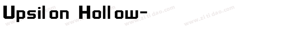 Upsilon Hollow字体转换